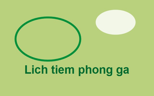 Lịch tiêm phòng cho gà